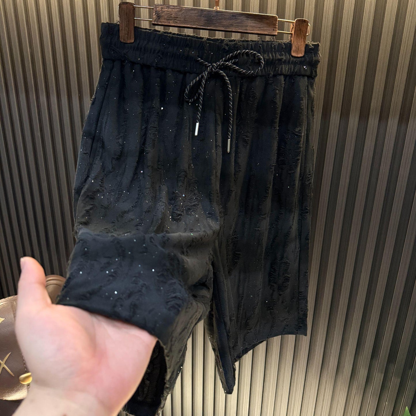 Men's New Hot Stamping Breathable Casual Shorts