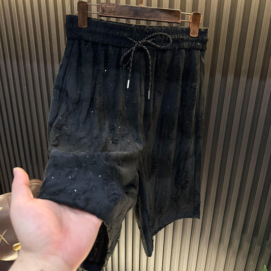 Men's New Hot Stamping Breathable Casual Shorts