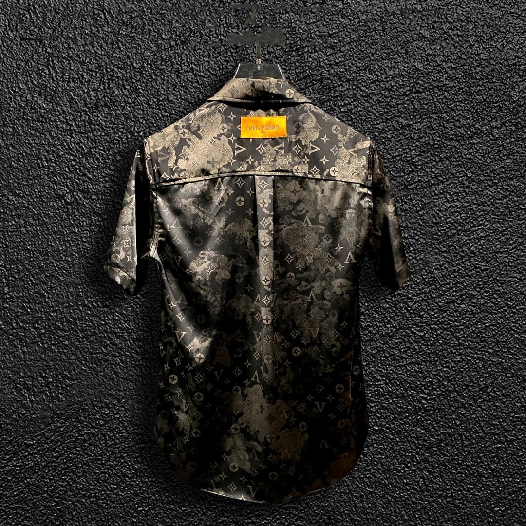 High end casual short sleeved shirt