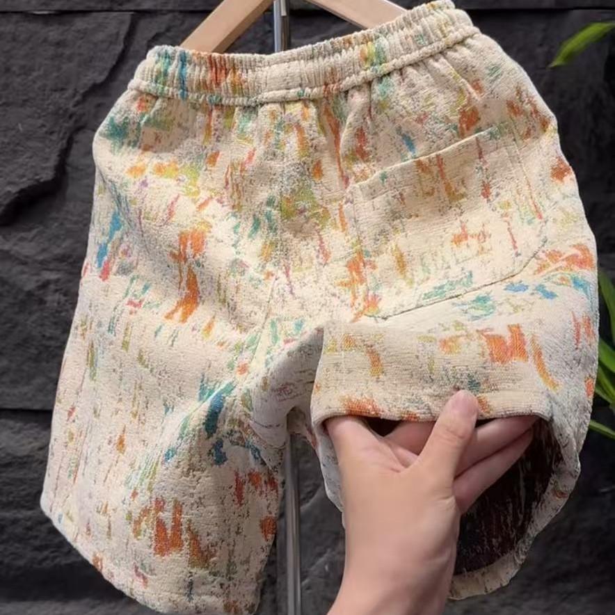 Men's Jacquard Design Shorts