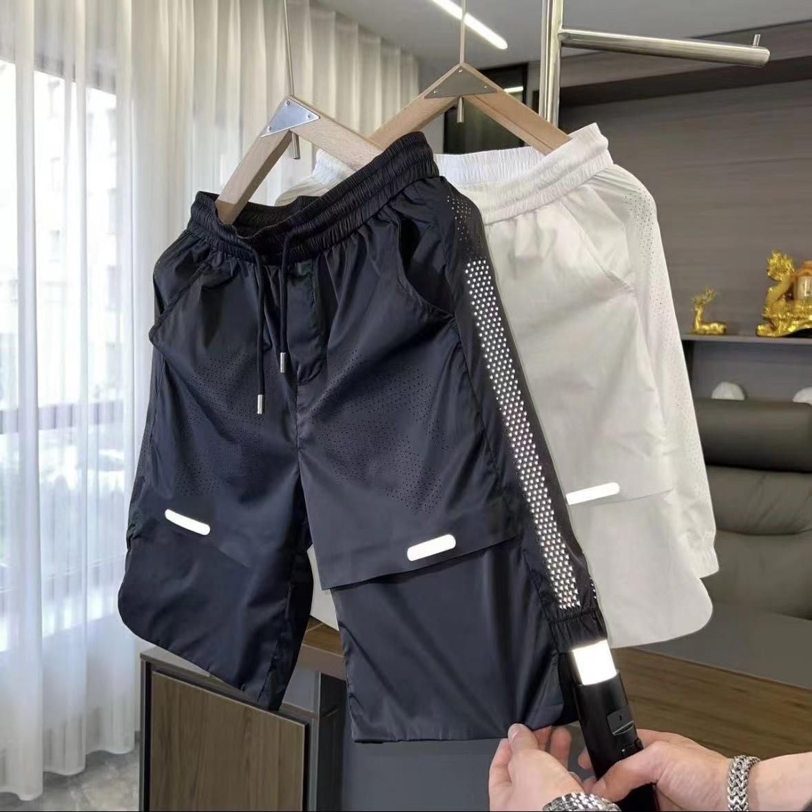 Men's Breathable Quick Drying High Elasticity Sports Short Sleeved Set