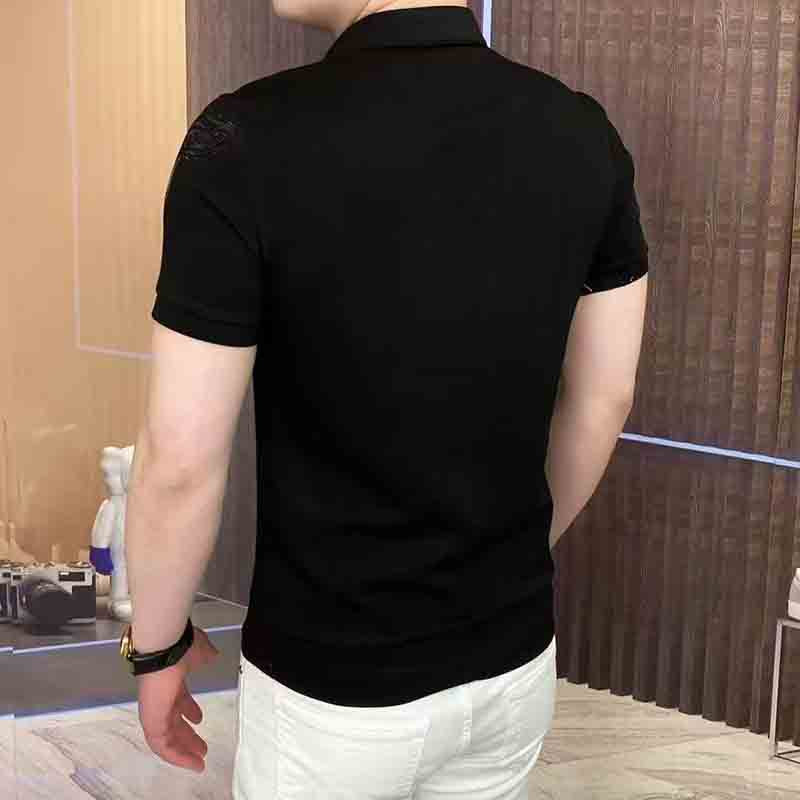 Men's new high-end sequin embroidered T-shirt