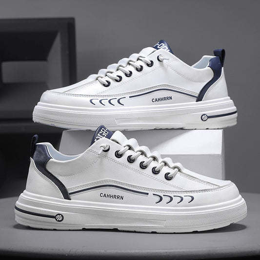 Men's new leather fashionable board shoes