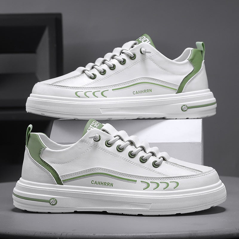 Men's new leather fashionable board shoes