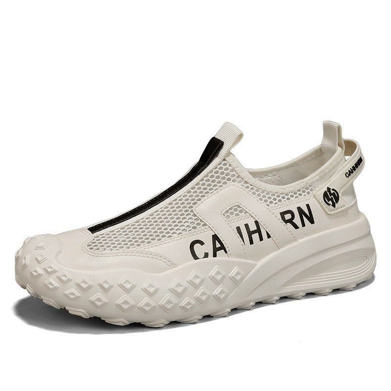 Men's new hollow breathable mesh sports shoes