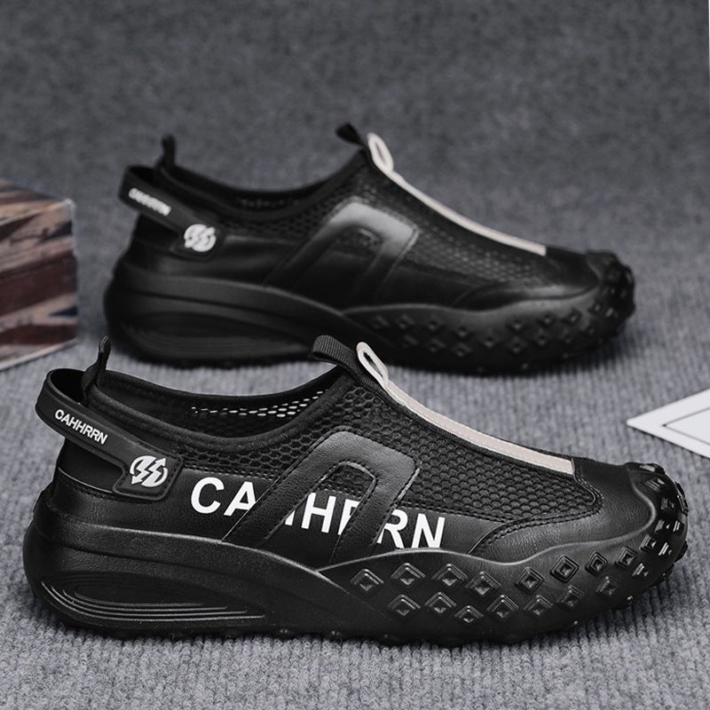 Men's new hollow breathable mesh sports shoes