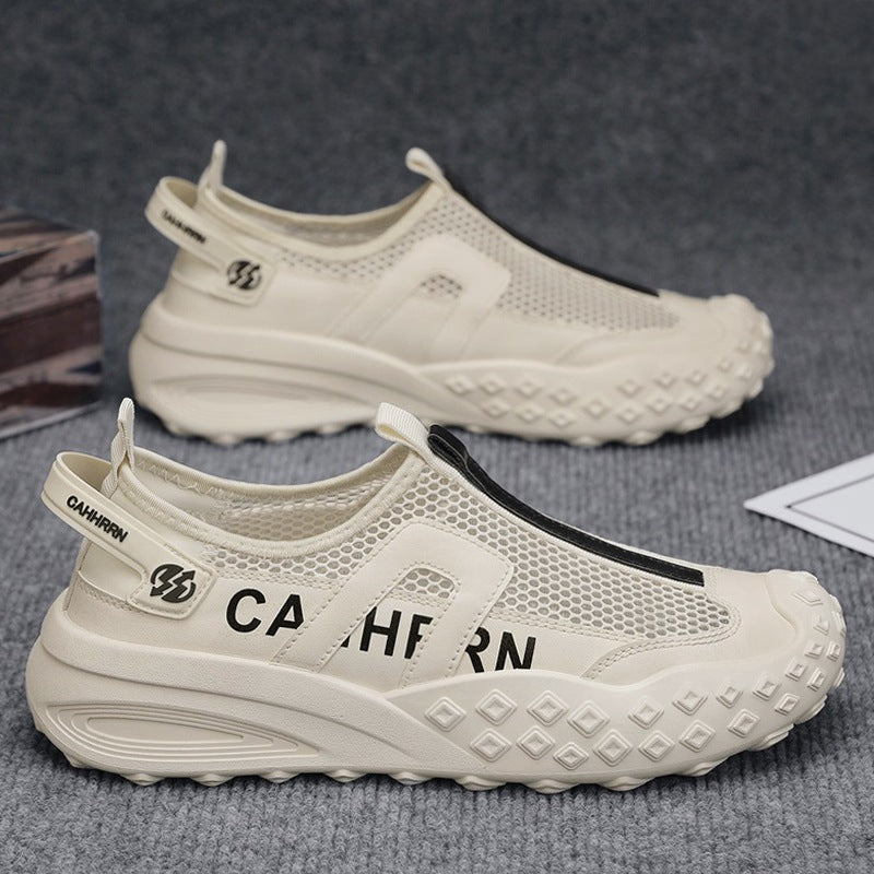 Men's new hollow breathable mesh sports shoes