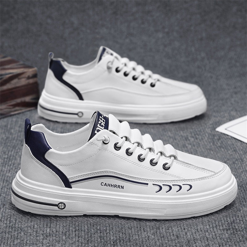Men's new leather fashionable board shoes