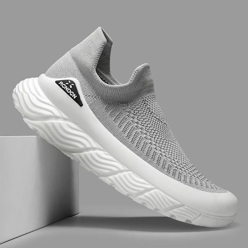 Men's summer breathable one foot mesh casual sports shoes