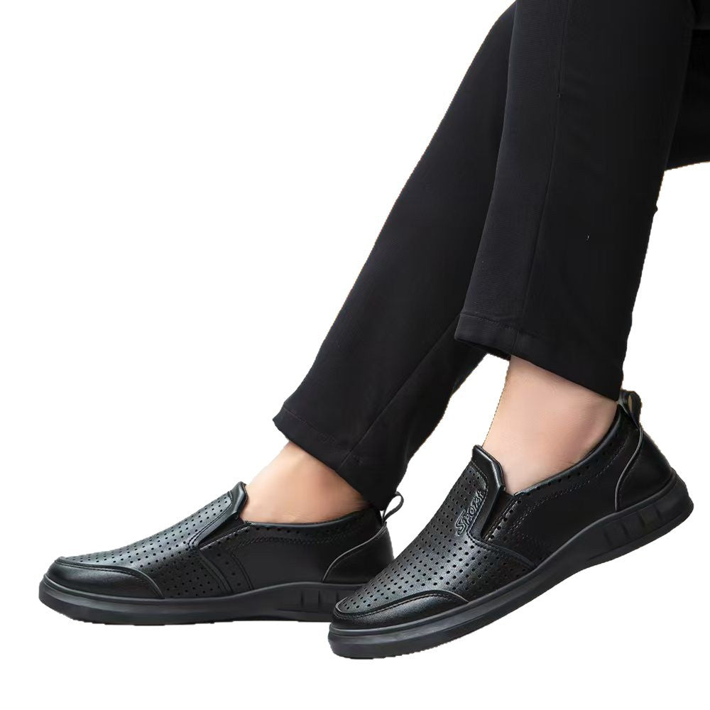 Breathable casual and fashionable leather shoes