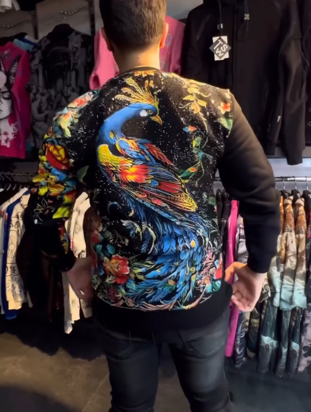 Peacock Splendor Sweatshirt