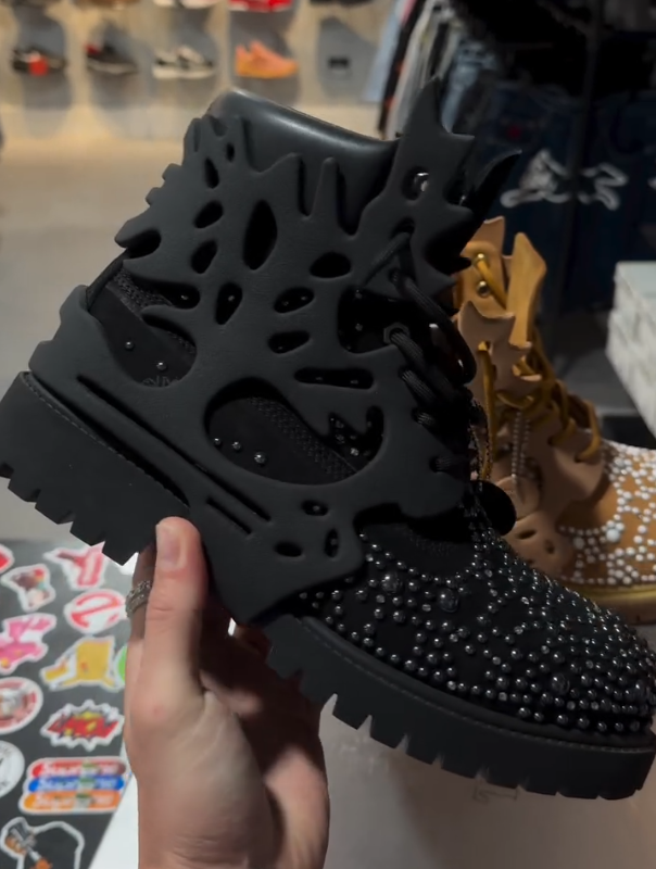 Studded Edge Combat Boots