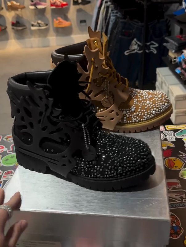 Studded Edge Combat Boots