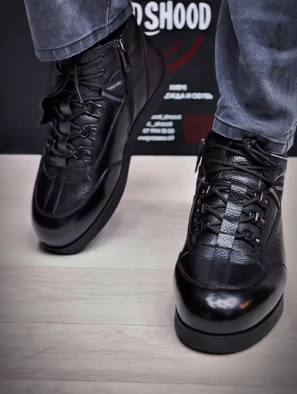 Urban Edge Leather Hiking Boots