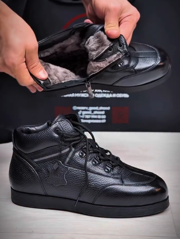 Urban Edge Leather Hiking Boots