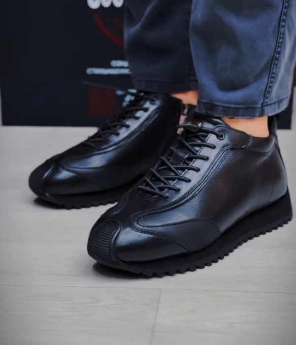 Urban Edge Leather Sneakers