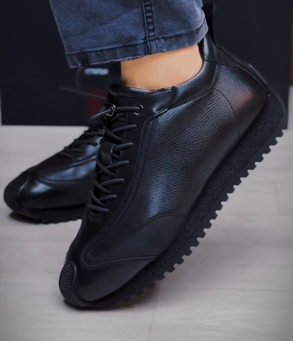 Urban Edge Leather Sneakers
