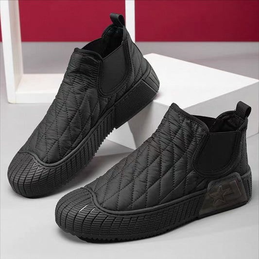 Quilted Slip-On Winter Boots