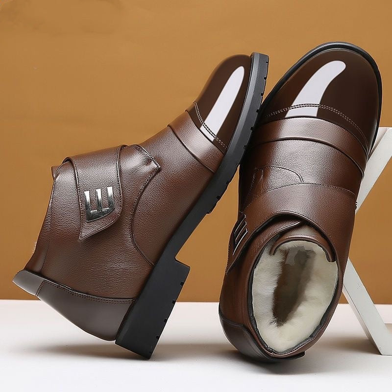 Patent Leather Ankle Boots