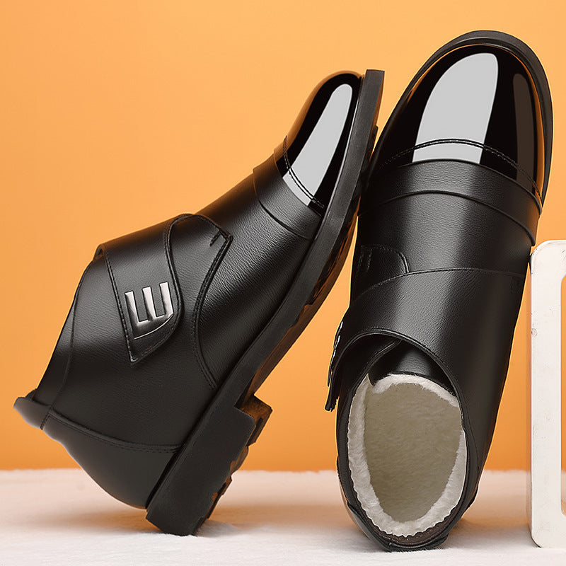 Patent Leather Ankle Boots