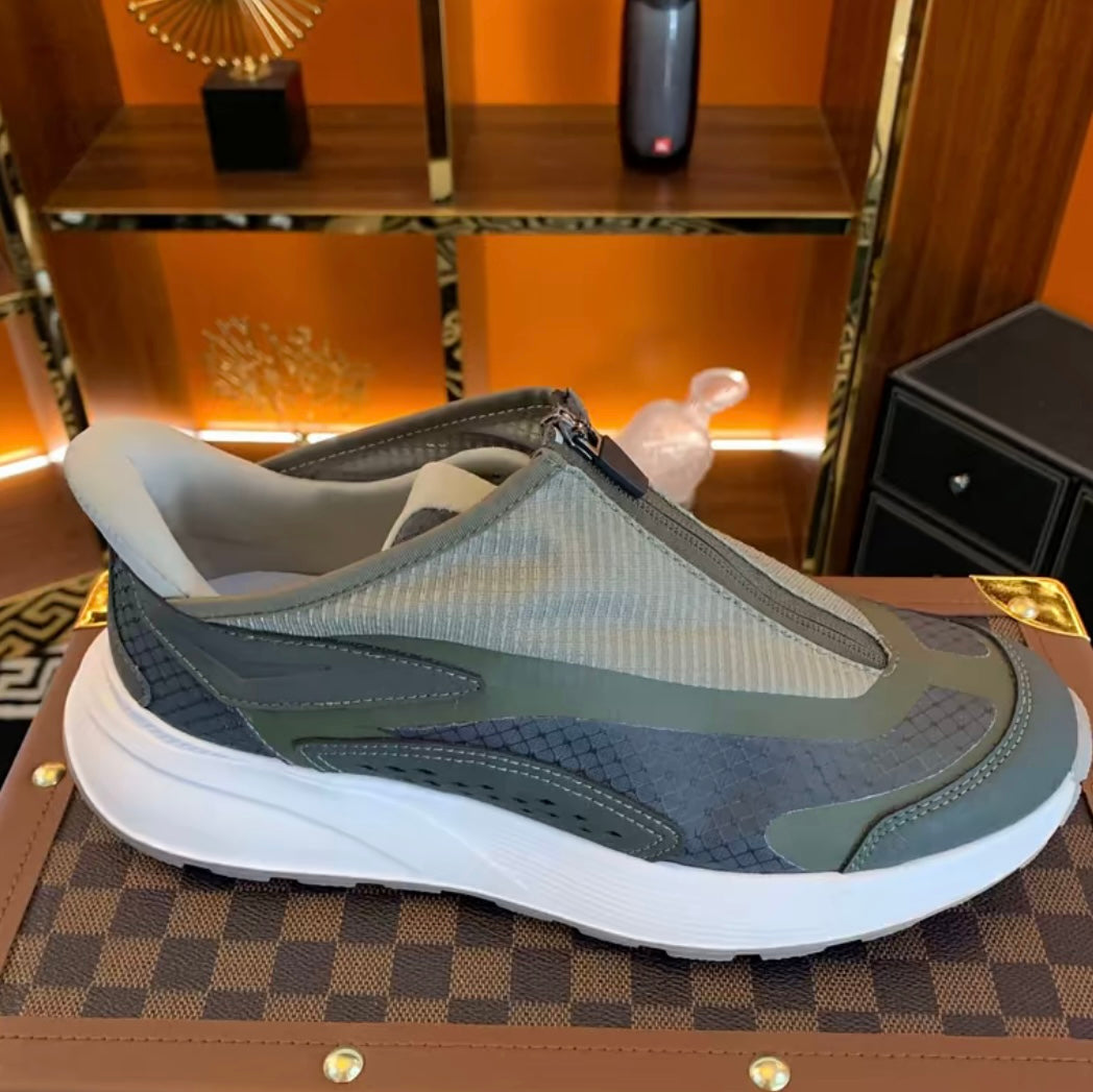 Men's New High-quality Mid Zipper Casual Sports Shoes