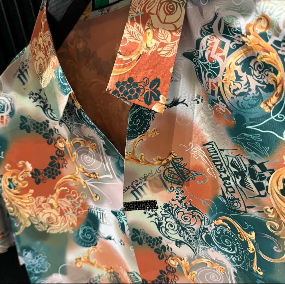 🔥Limited Time Offer 49% OFF🔥Men's New Summer Fashionable Ice Silk Short Sleeved Shirt