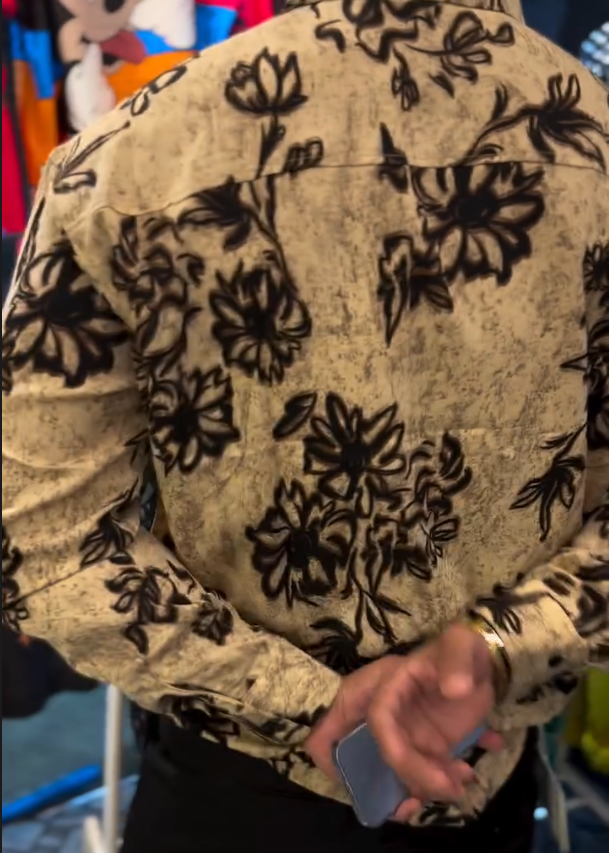 Men's Ink Tie Dye Floral Shirt