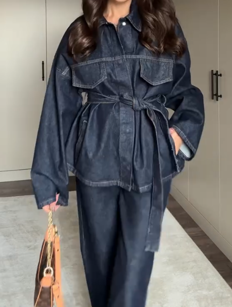 Women's New Denim Strap Set