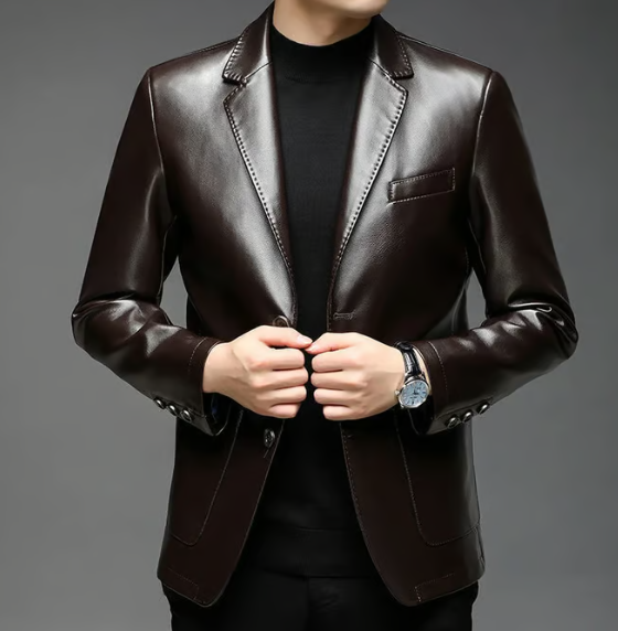 High quality new arrival leather jacket