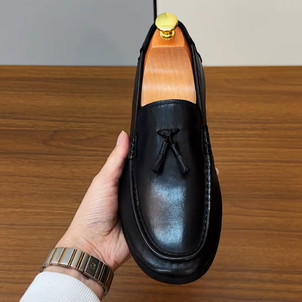 Men's New High-end British Fringed Leather Shoes