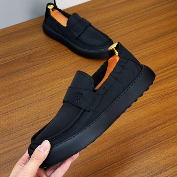 Men's New Canvas Anti Slip Creative Breathable Bean Shoes