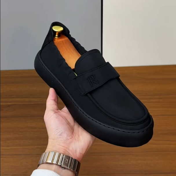 Men's New Canvas Anti Slip Creative Breathable Bean Shoes