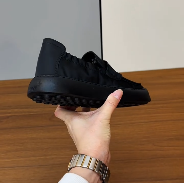 Men's New Canvas Anti Slip Creative Breathable Bean Shoes