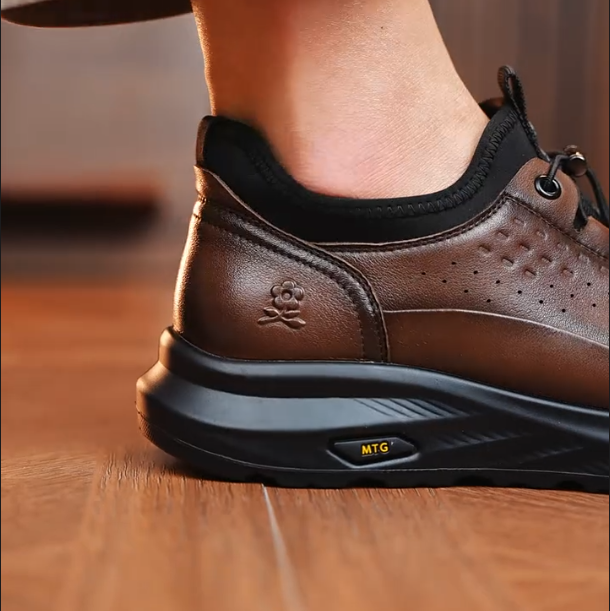 Men's High-end Business Casual Leather Soft Soled Leather Shoes