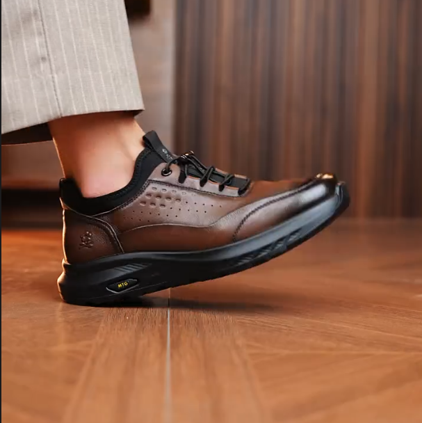 Men's High-end Business Casual Leather Soft Soled Leather Shoes