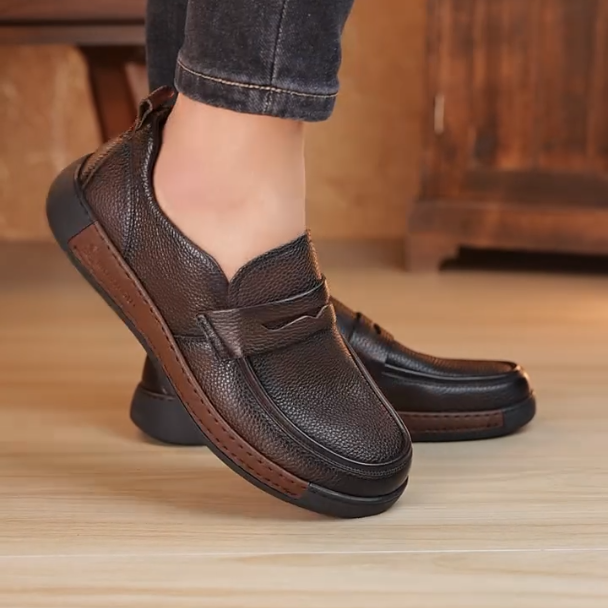 Men's New Soft Soled Driving British Casual Leather Shoes