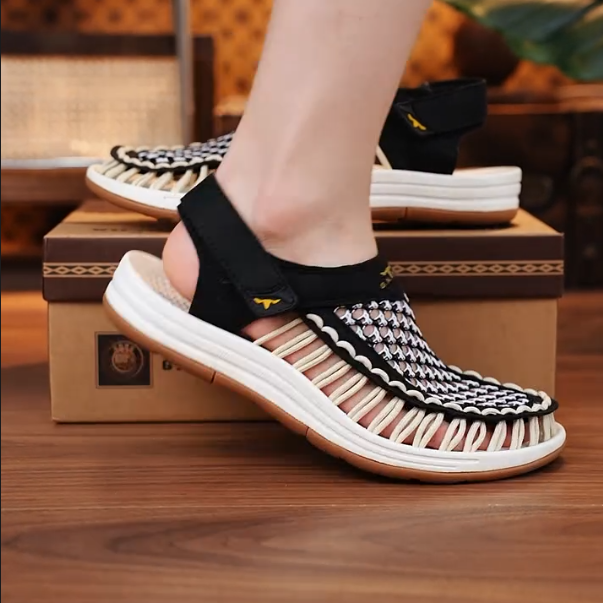 Men's New Woven Roman Sandals