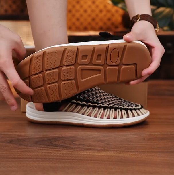 Men's New Woven Roman Sandals