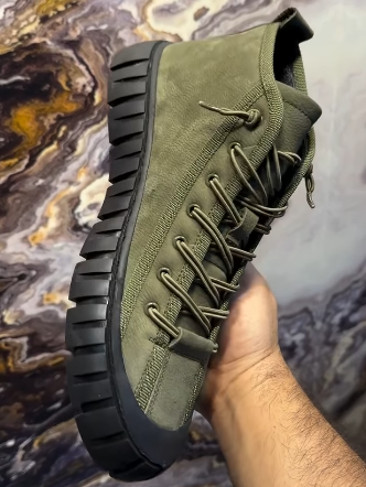 Men's Summer Breathable Suede Mid Top Casual Shoes