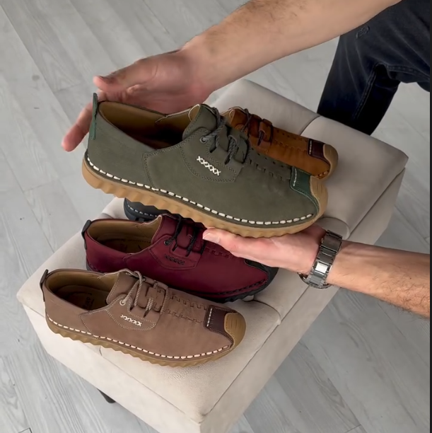 Men's New Light Luxury Suede One Foot Casual Shoes
