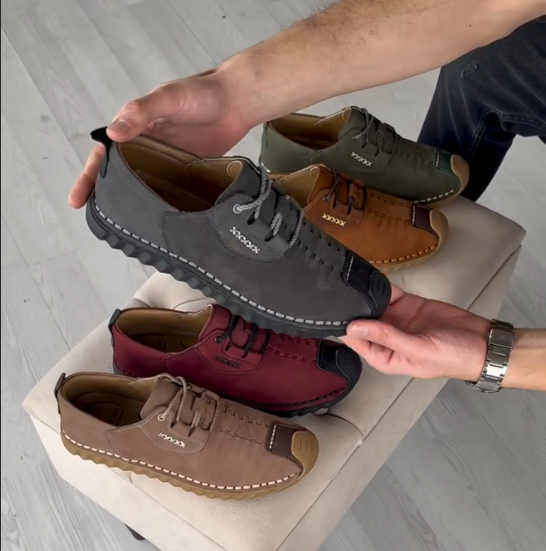 Men's New Light Luxury Suede One Foot Casual Shoes