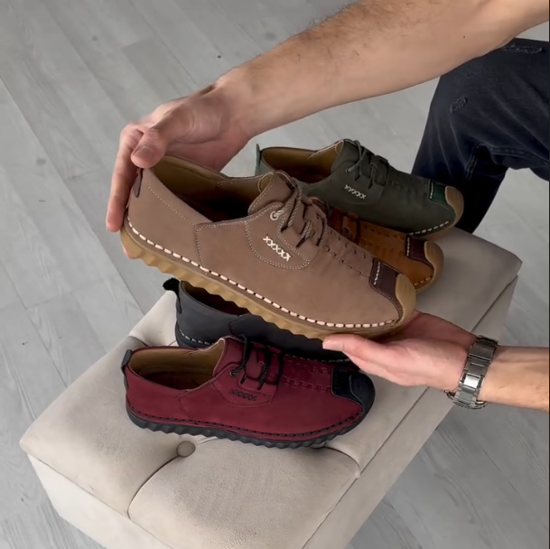 Men's New Light Luxury Suede One Foot Casual Shoes