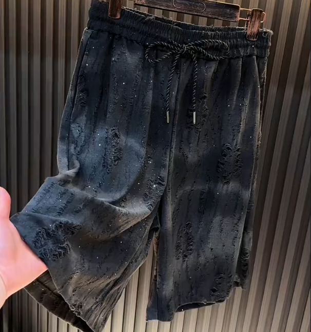 Men's New Hot Stamping Breathable Casual Shorts