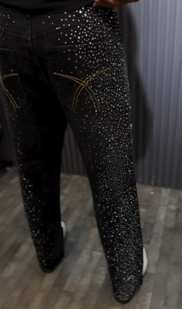 Fireworks Burst And Flash Jeans