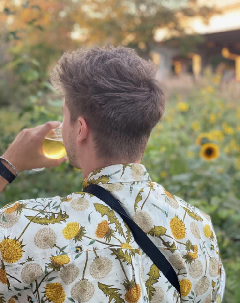 Dandelion Printed Short Sleeved Shirt