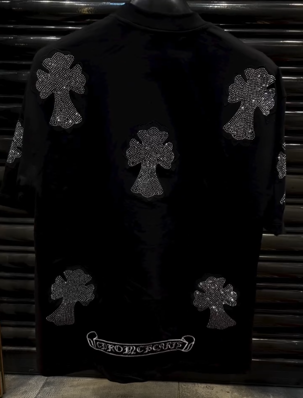 Trendy Luxury Sparkling Short Sleeves