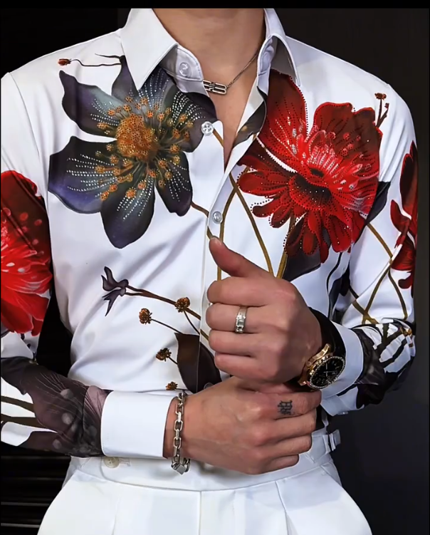 Sparkling Bouquet Long Sleeved Shirt