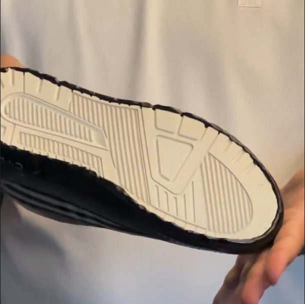 Checkered Fabric Rubber Soled Casual Shoes