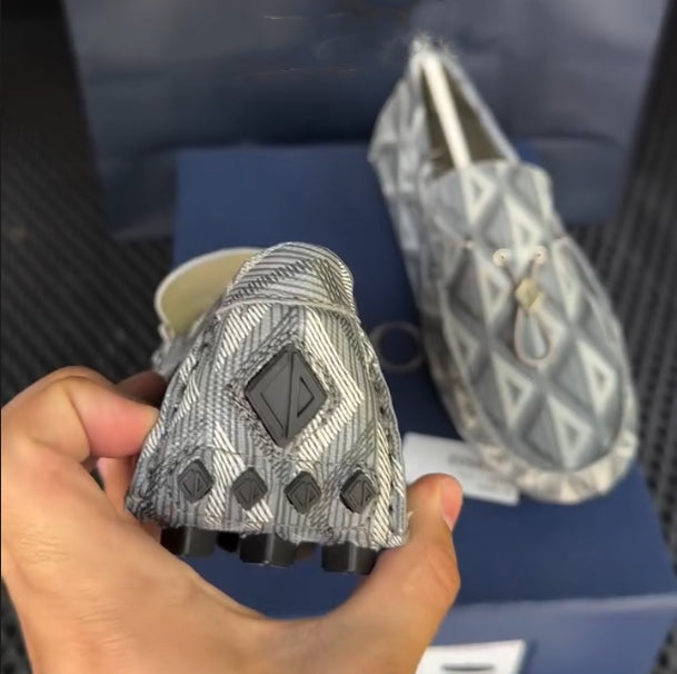 Symmetrical Pattern Printed Casual Shoes