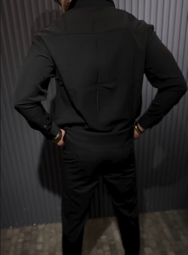 Pearl Letter Long Sleeved Shirt